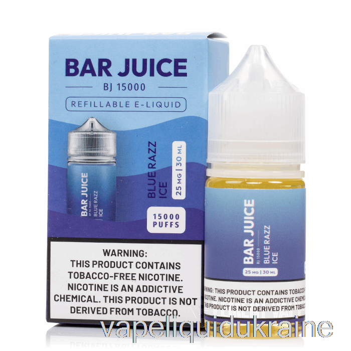 Vape Liquid Ukraine Blue Razz Ice - Bar Juice - 30mL 25mg